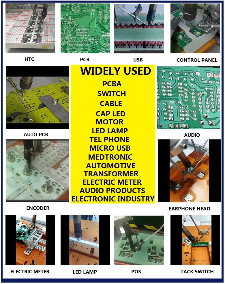 XYZ 5 Axis Robotic Soldering Robot Machine For SMD LED Component Welding In Manufacturing Plant