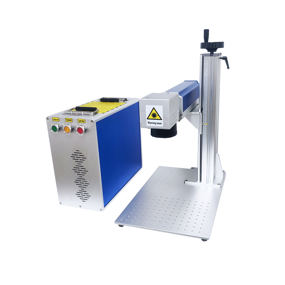 Hot Sale Fiber Laser Marking Machine Desktop Raycus Engraving Device 20W 30W 50W Stainless Steel Metal Wood Work Engraver