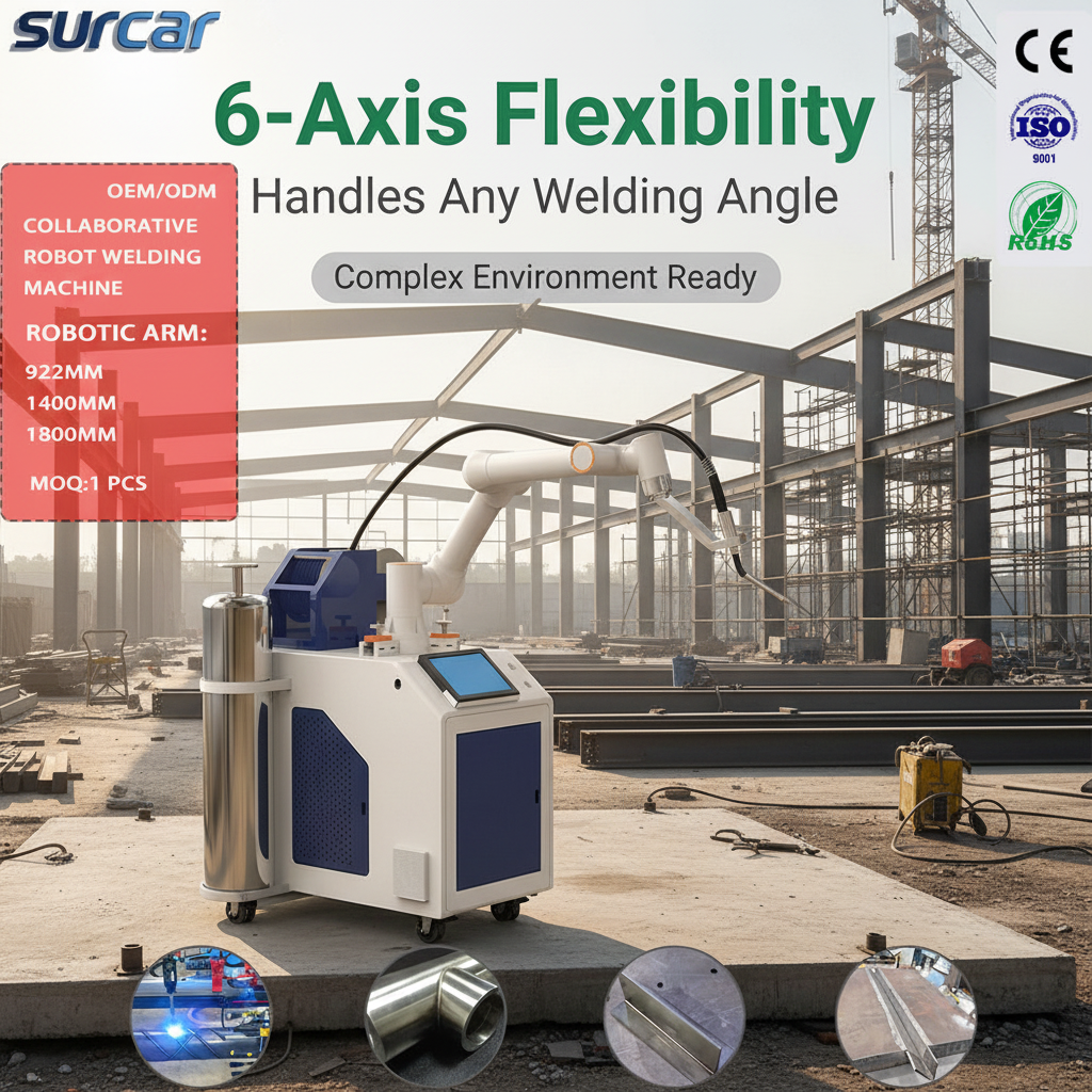 Multi-Axis 3D Collaborative Robot Laser Welding Machine 6 Axis Robotic Arm for Precision Sheet Metal Fabrication