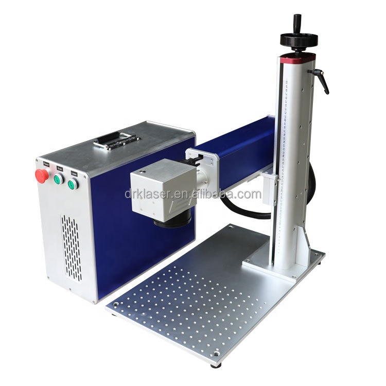 High Speed High Precision 50W-100W Fiber IPG/JPT Source Core Engine Galvo Laser Marking Machine Air New DXF for Restaurant Hotel