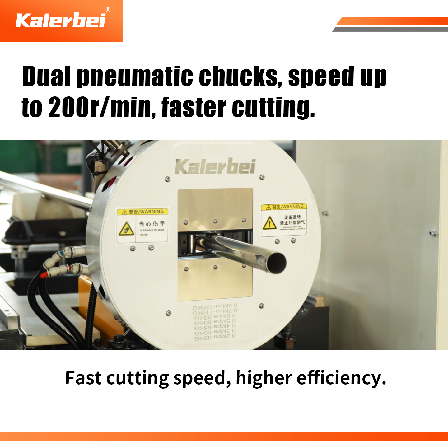 Kalerbei Fiber Laser 6012/6016 MQ Tube Cutting Machine Customized Configuration High-speed Metal Cutting HIWIN Guide Rails Fuji