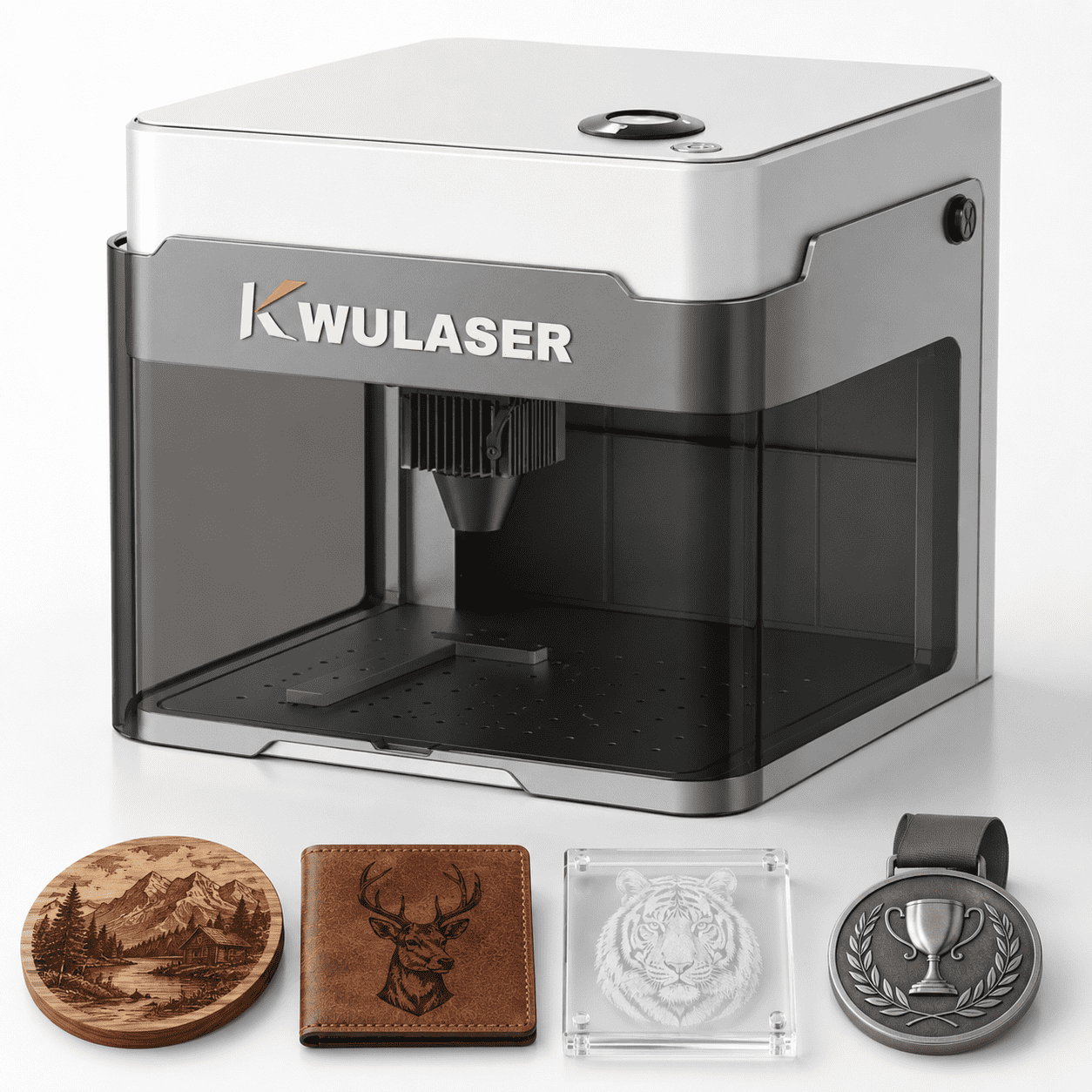 New Mini Laser Engraving Machines Desktop Logo Printer Engraver for Leather Paper Plastic