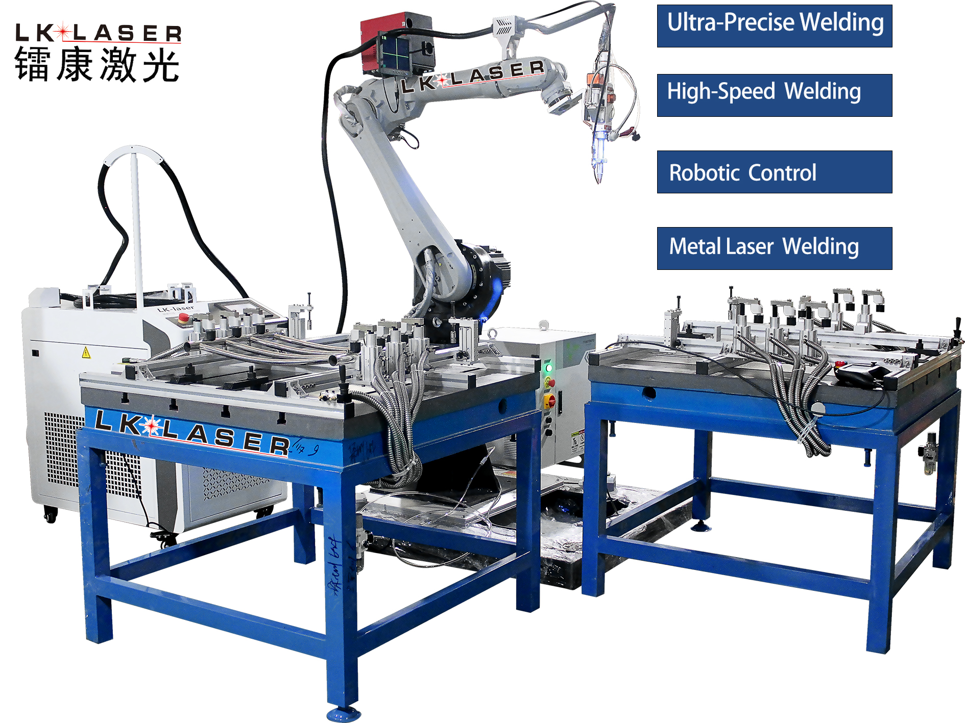 1000W 2000W 3000W 6000W Robot Laser Welding Machine CNC Fiber Optical Frame Welding System Hardware Automatic Welding Eqipment