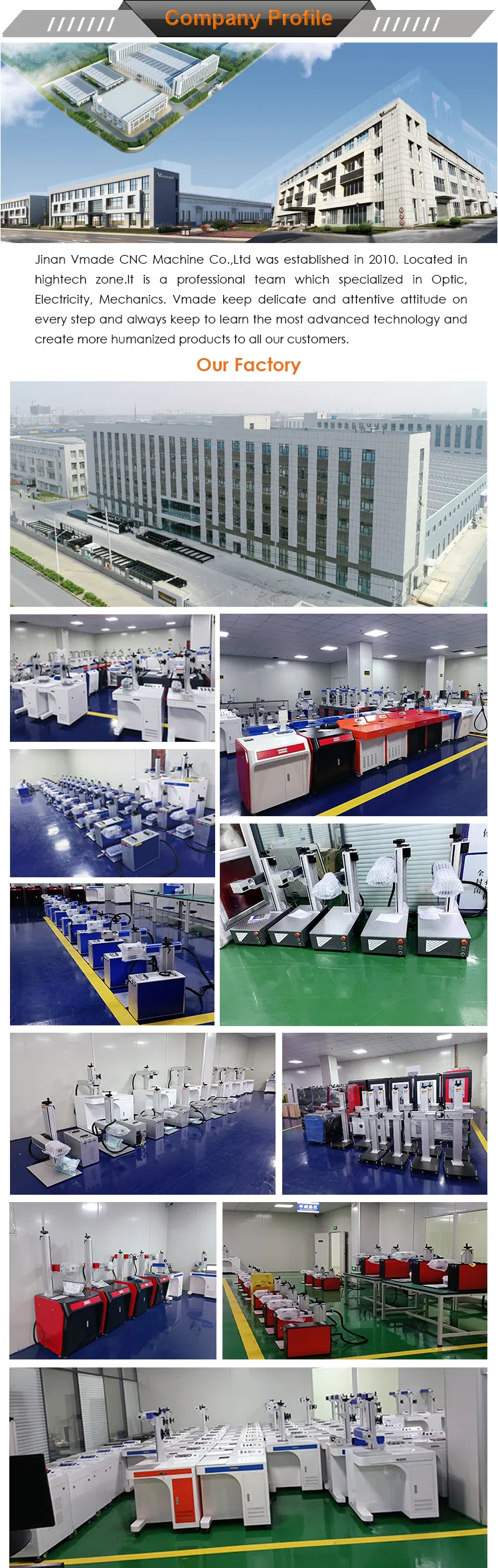 20W 30W 50W 100W Jpt M7 3D Mopa Laser Marking Machinery