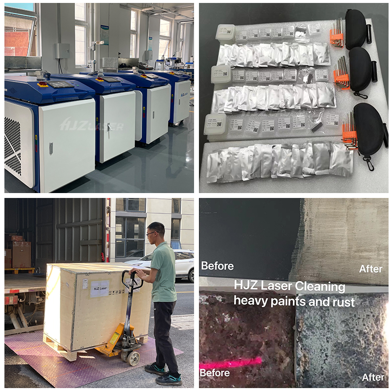 1500W Continuous Laser Cleaning Machine Portable Handheld Fiber Laser Cleaner Efficient for Stone Wood Glass Plastic Cleaning