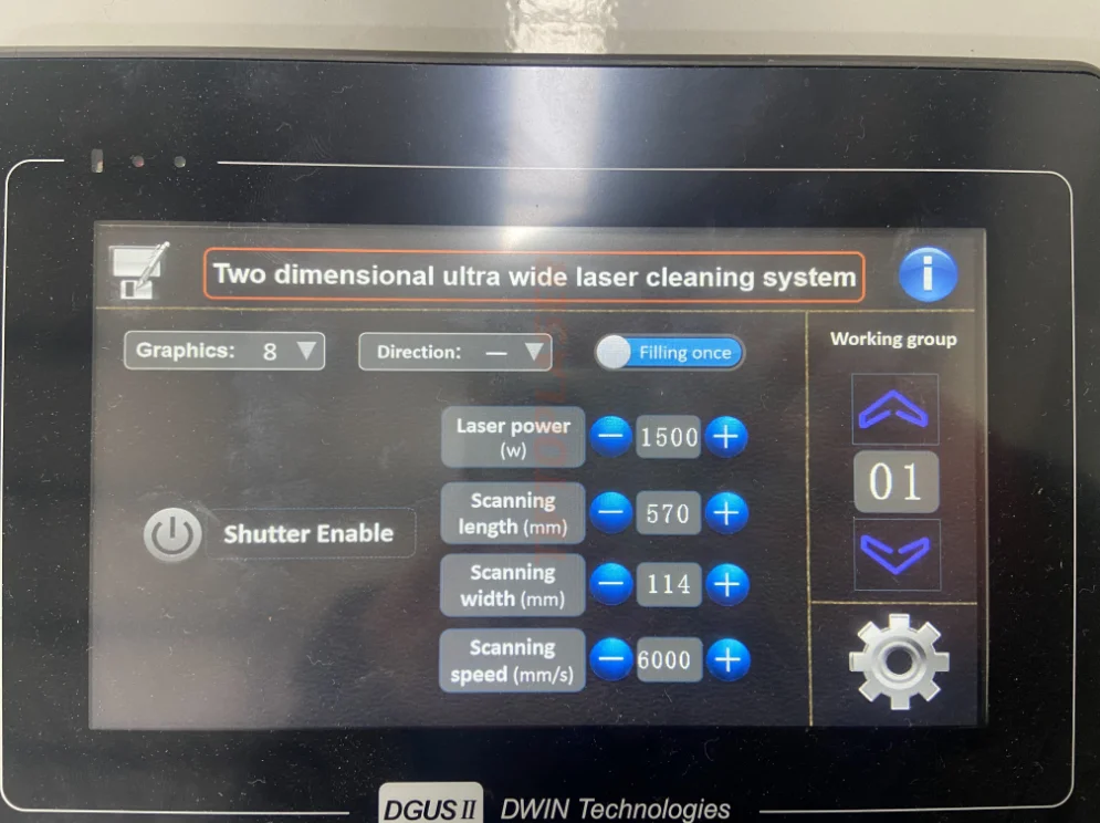 Control system panel
