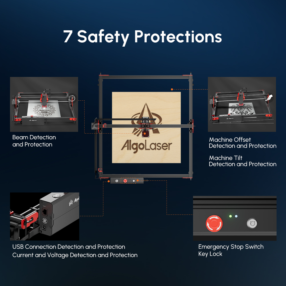 Engraver Cutter Desktop Stamp Making Wood Aluminum Leather Wallets Plastic Acrylic Laser Cutting Engraving Machine