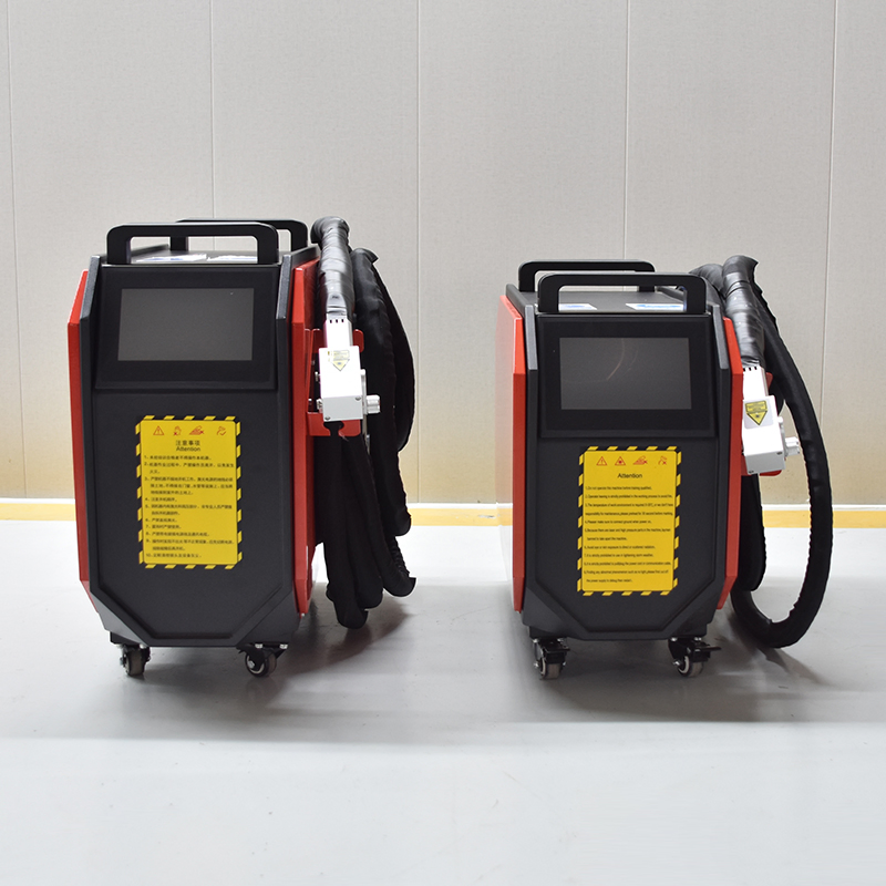 Portable Air Cooled 1500W/2000W/2500W Laser Cleaning Machine Rust Removal for Metal Paint and Oil Removal Wood Paint Removal