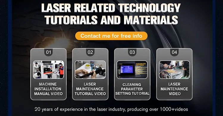 Portable Pulse Fiber Laser Cleaning Machine Gt-500 CE Certified Air Cooling 500W for Metal Stainless Rust & Paint Removal Surface Treatment & Oil Removal