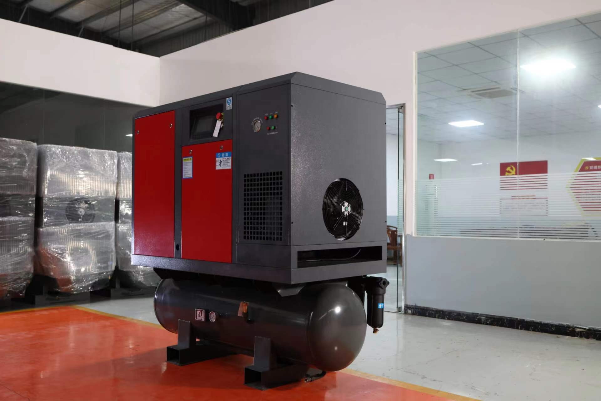 Screw Air Compressor Detail View 1