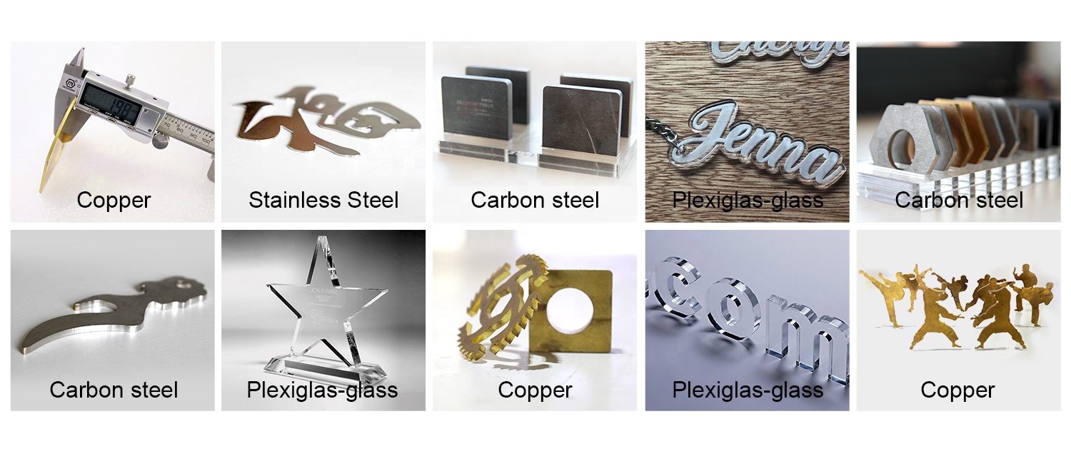CO2 and Fiber Laser Metal Cutting Machine Acrylic Wood Cutting Metal Plate Laser Cutter China Top 3 Factory