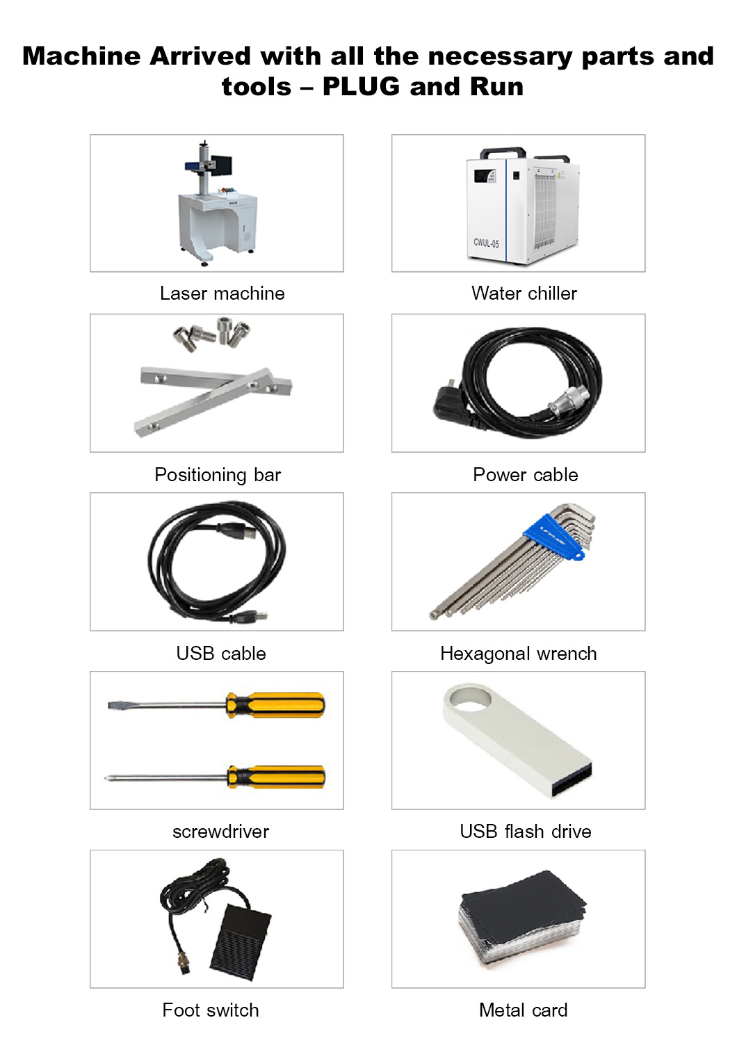 Fiber Laser Engraving Machine-High Power 100-watt Gantry Type Metal Deep Engraving Coding with Water Cooling and DST Support