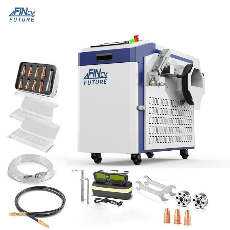 Free Spare Parts Stainless Steel Aluminum 4 in 1 Soldadura Laser Welder 3000W 2kw Portable Rust Removal Fiber Laser Cutting Cleaning Welding Machine Price 1500W