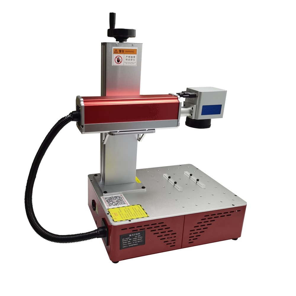 50W RAYCUS JPT MOPA Desktop Mini Fiber Laser Marking Machine 30W Laser Engraver 20W Nameplate Engraving Metal Carving