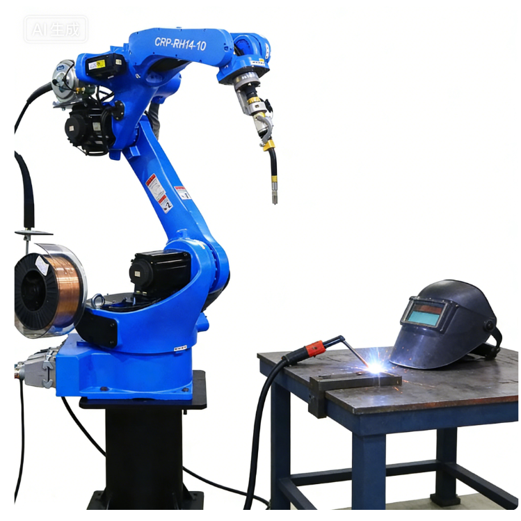 Collaborative Welding Robot Arm PLC Interlock Welding Positioner Synchronous Rotation GWelding Cobot Workstation