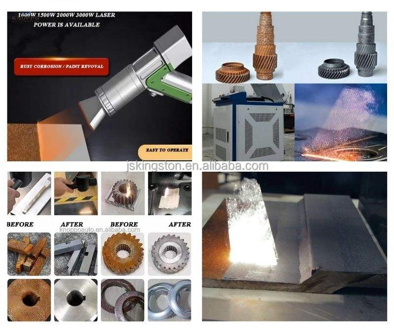 New 4 in 1 Multifunction Metal Laser Rust Remover Handheld Fiber Laser Cleaning Welding Cutting Machine Easy to Operate