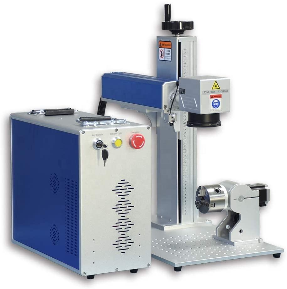 Factory Price 30W 50W 100W Raycus JPT GZ Metal marking Fiber Laser Engraving Machine for Metal Rings and Jewelry Marking
