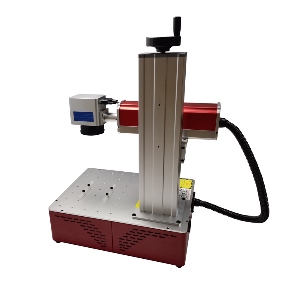 50W RAYCUS JPT MOPA Desktop Mini Fiber Laser Marking Machine 30W Laser Engraver 20W Nameplate Engraving Metal Carving