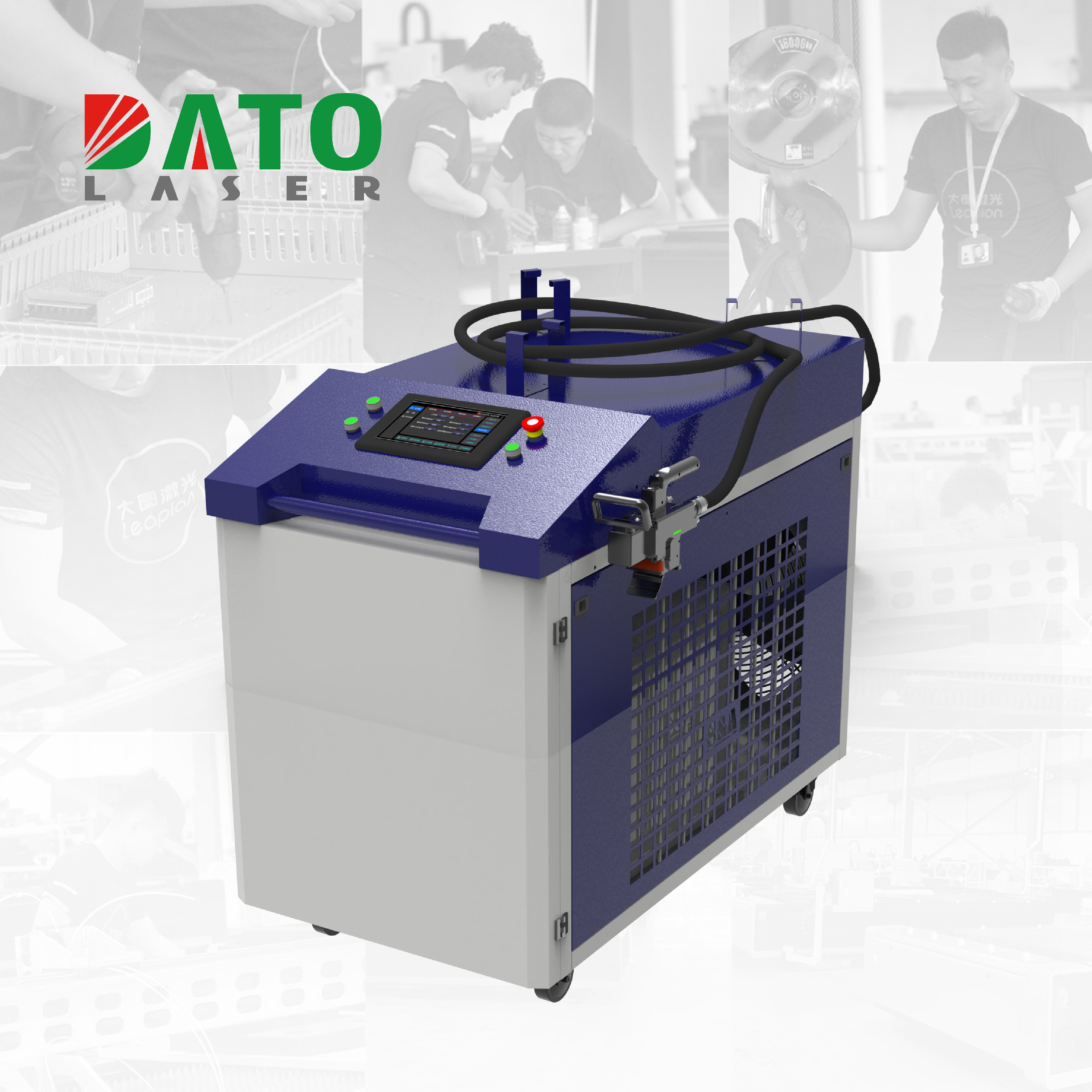 Laser Cleaning Machine Continuous Wave Handheld Laser Cleaning Machine Portable Fiber Laser Cleaning Machine