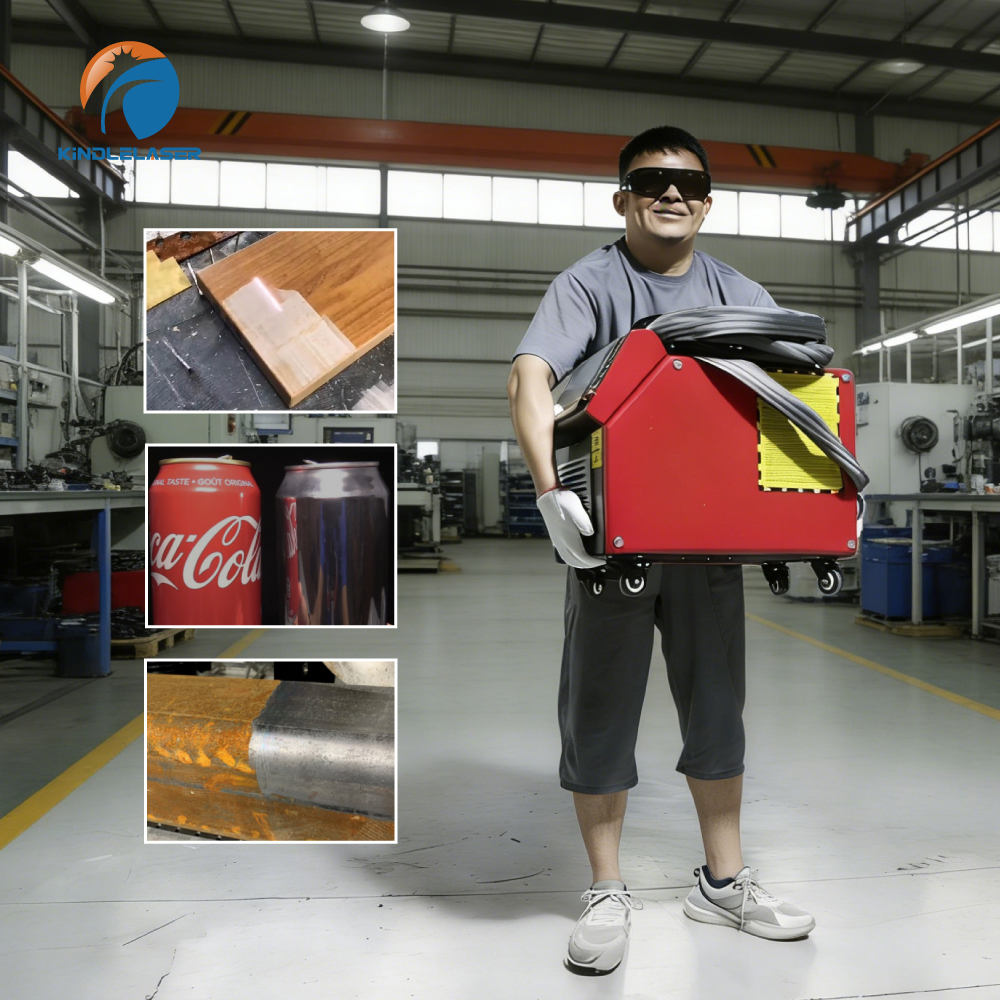 Pulse Laser Cleaning System For Rust Removal Paint Stripping And Surface Restoration