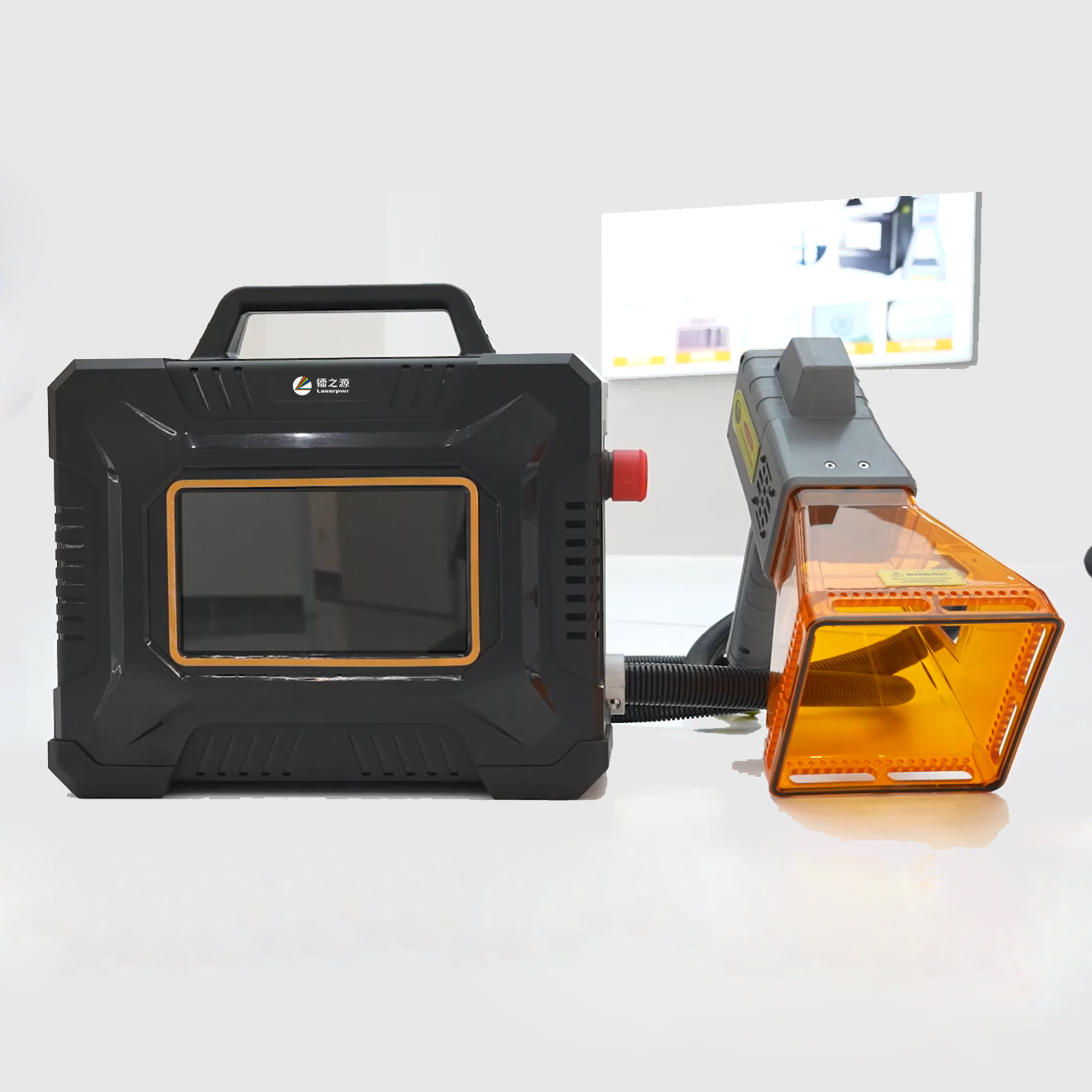 Handheld Portable 20W 30W 50W 60W Fiber Laser Marking Machine Price For Marking Logo QR Code Production Number