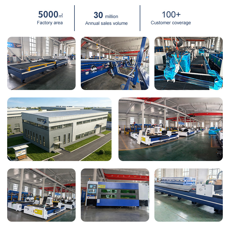 New High Power CNC Fiber Laser Cutter 1500W-30000W Auto Exchange Table Water Cooling DXF for Sheet Metal 3015/4015 Models