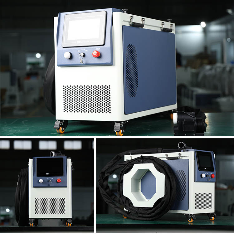 Dmk Portable Pulse Fiber Laser Cleaning Machine Gt-500 CE Certified Air Cooling 500W for Metal Stainless Rust &amp; Paint Removal Surface Treatment &amp; Oil Removal