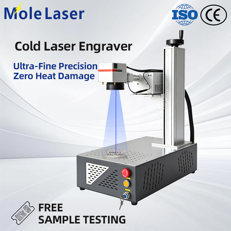 Air-Cooled UV Laser Marking Machine for Small Business Crystal Glass Plastic Custom Engraving