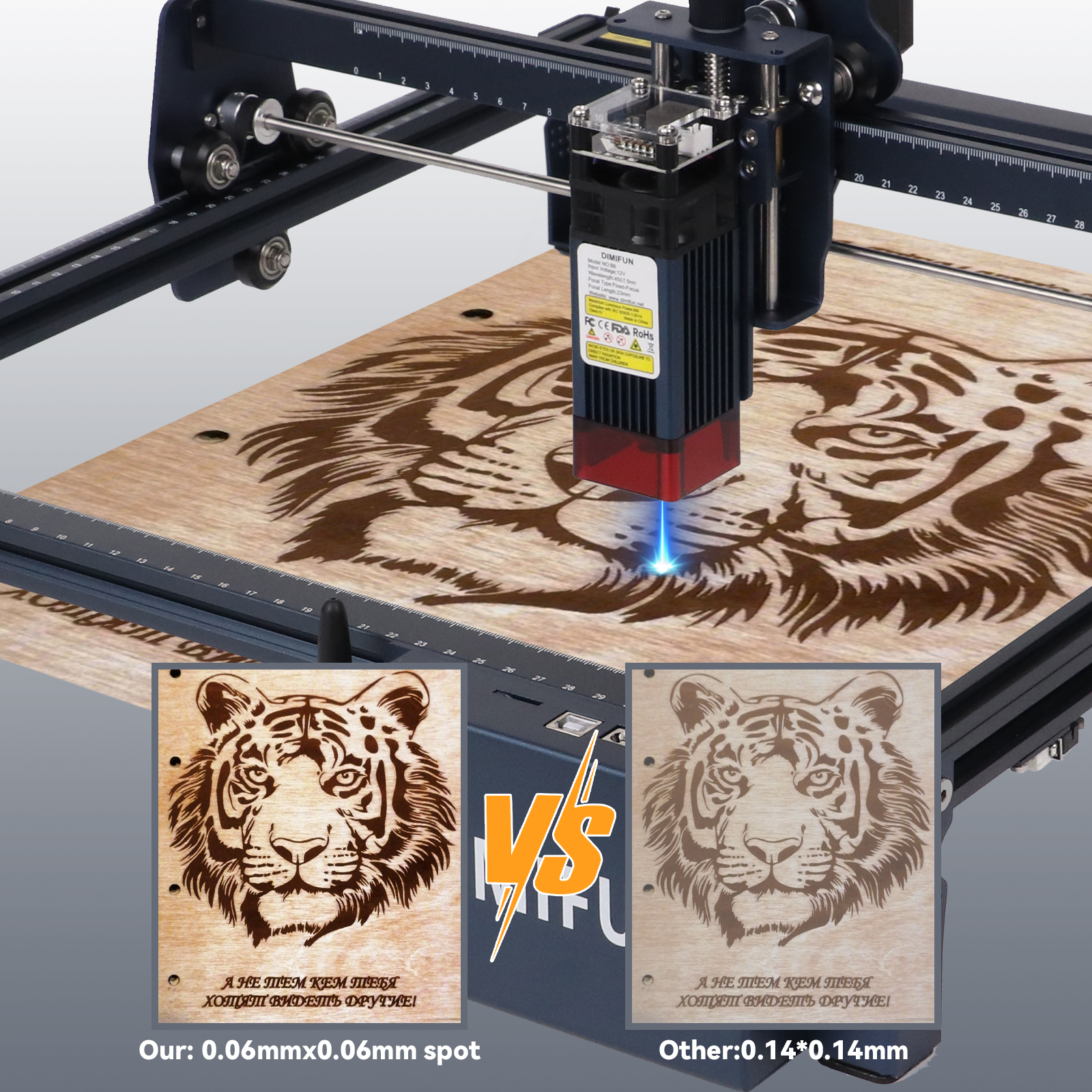 Small Multi-functional Automatic 3D CNC Desktop Laser Engraving Machine for Wood Stone Rubber DIY Household Use