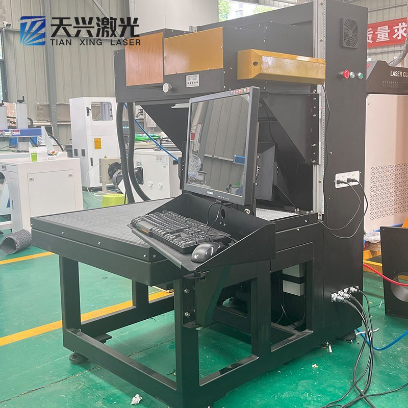 150W 3D Dynamic RF CO2 Laser Laser Marking Engraving Printing Machine for Shoes Leather PU Wood Jeans Large Format 3D Dynamic Focusing CO2 Galvo Laser Marking