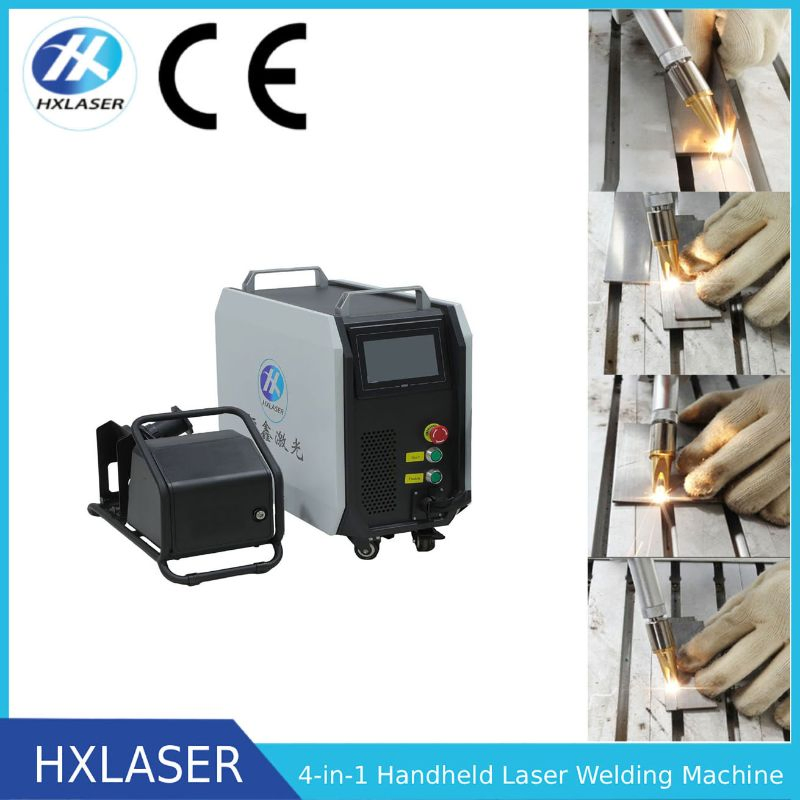 China CNC 1500W Mini 4 in 1 Laser Welder Portable Handheld Fiber Laser Welding Cleaning Cutting Machine for Metal Stainless Steel with Factory Price