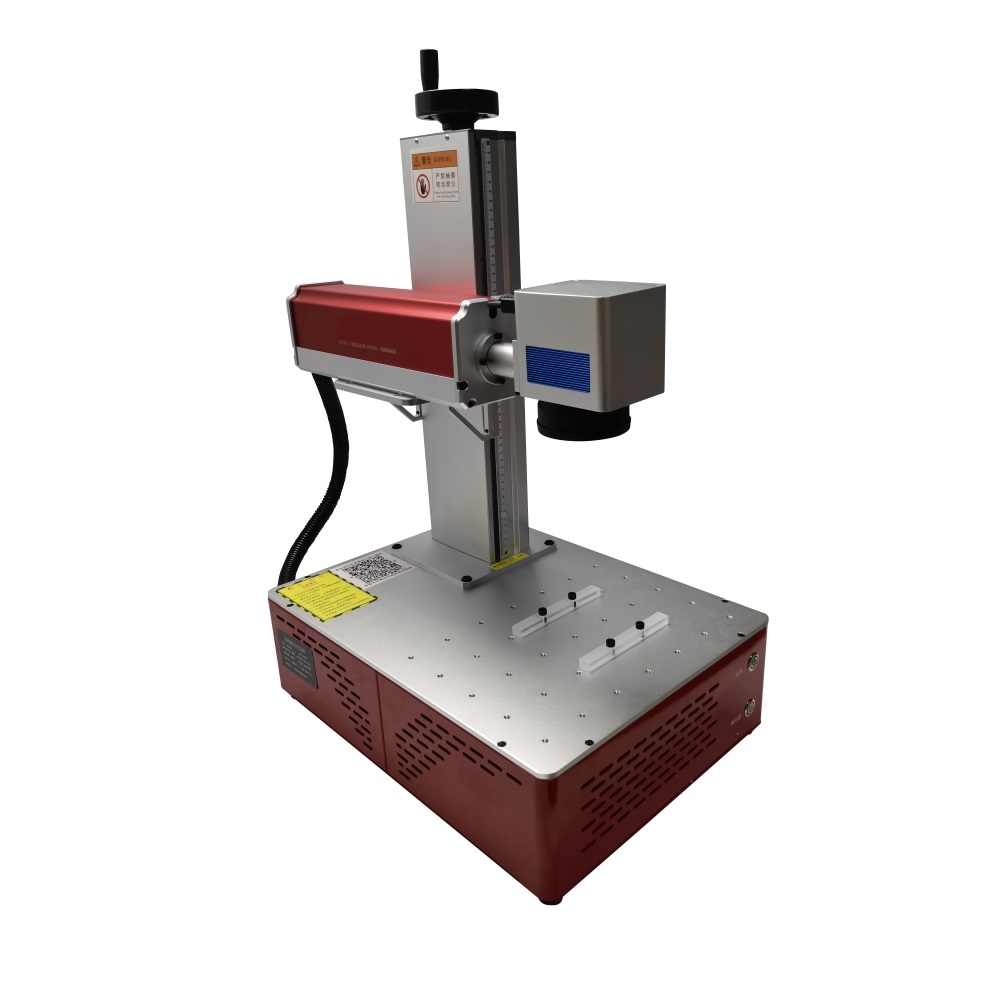 50W RAYCUS JPT MOPA Desktop Mini Fiber Laser Marking Machine 30W Laser Engraver 20W Nameplate Engraving Metal Carving