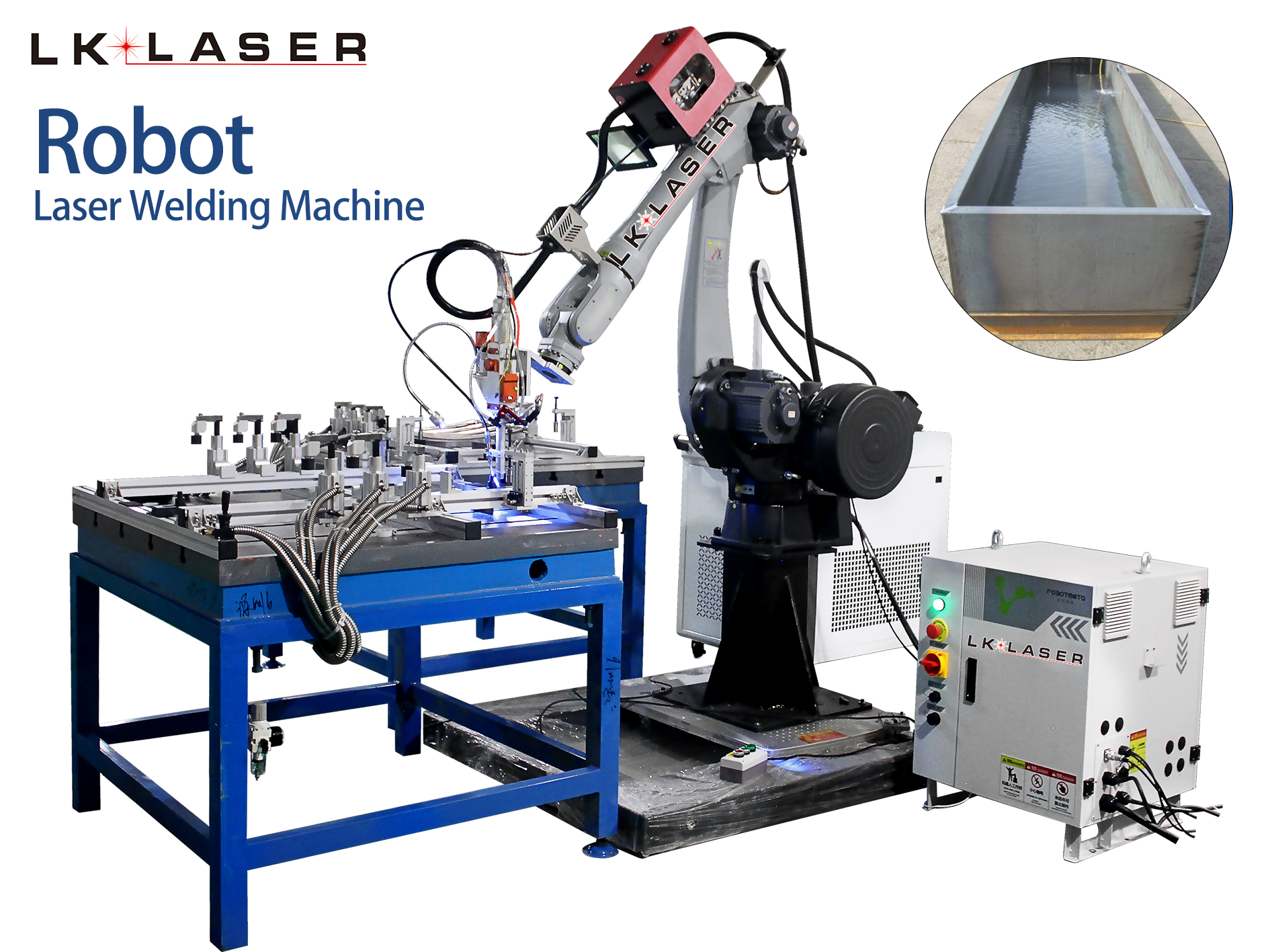 1000W 2000W 3000W 6000W Robot Laser Welding Machine CNC Fiber Optical Frame Welding System Hardware Automatic Welding Eqipment