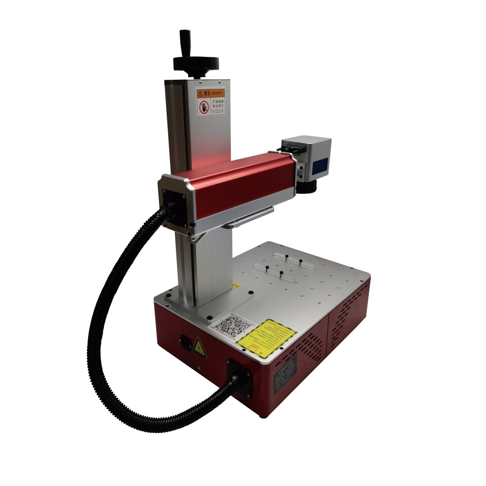 50W RAYCUS JPT MOPA Desktop Mini Fiber Laser Marking Machine 30W Laser Engraver 20W Nameplate Engraving Metal Carving