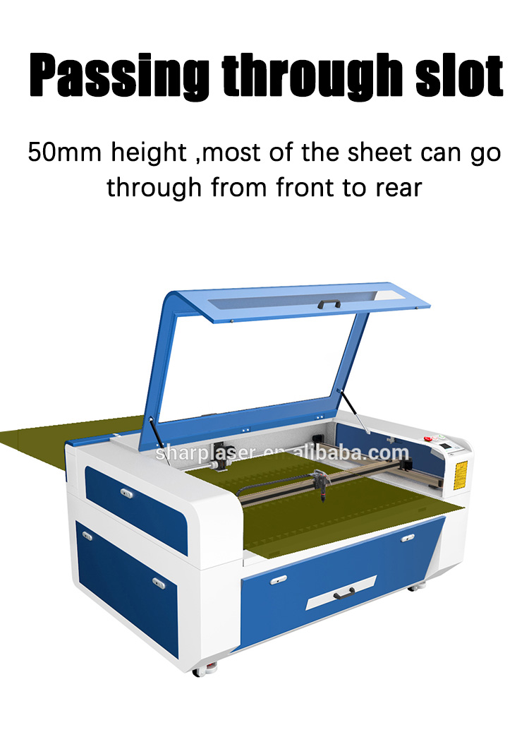 CC1610 1610 Co2 Laser Cutting Machine 300w and 100w,150w Optional