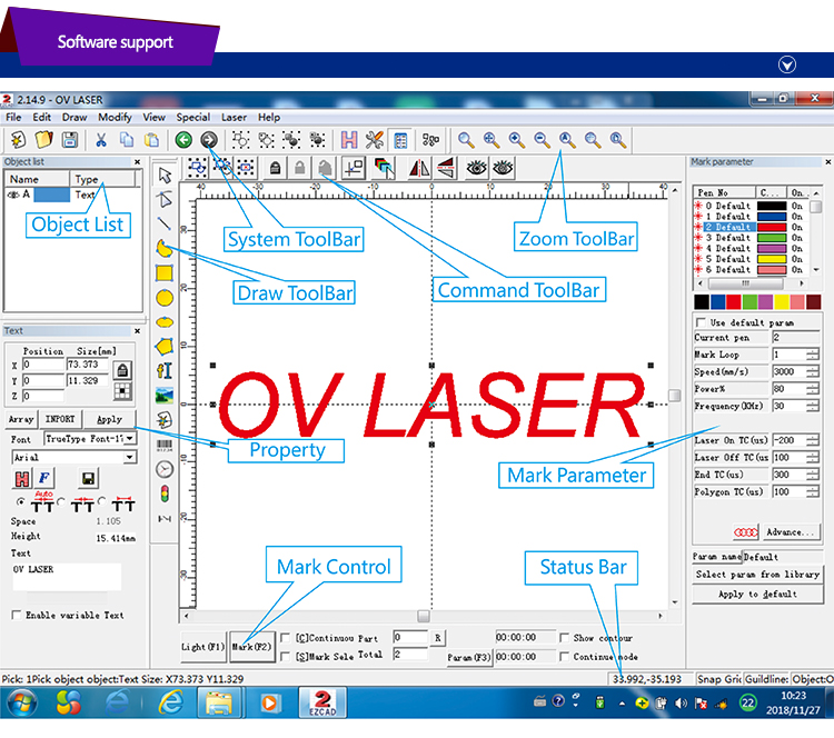 UV Laser Engraving Details