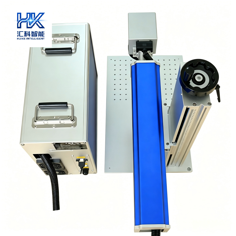 Huike Desktop Split Type Fiber Laser Printers OEM/ODM Custom Laser Marking Machine Engraver with 2 Years Warranty