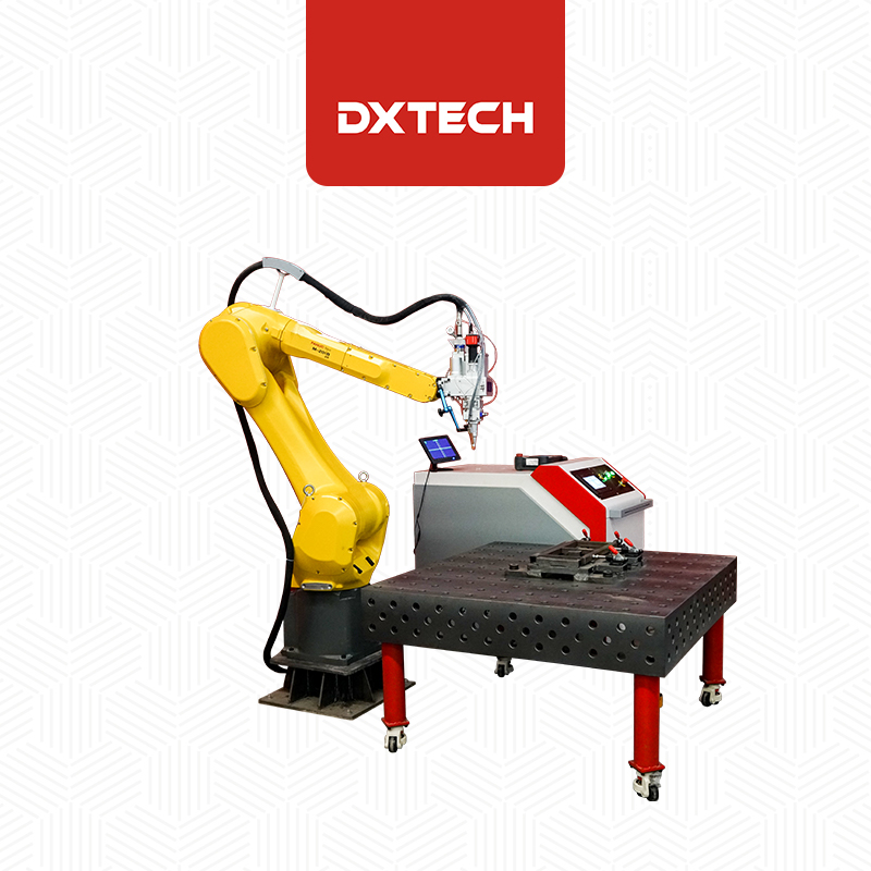 DXTECH Robot Arm Fiber Laser Welder Robotic Laser Welder Machine Metal Welder