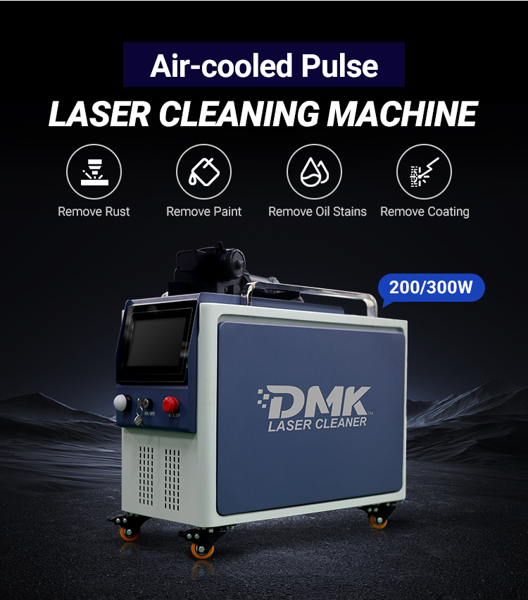 Non-destructive Texturing Polishing Pulse Laser Cleaning Machine 100w 200w Customized Laser Source