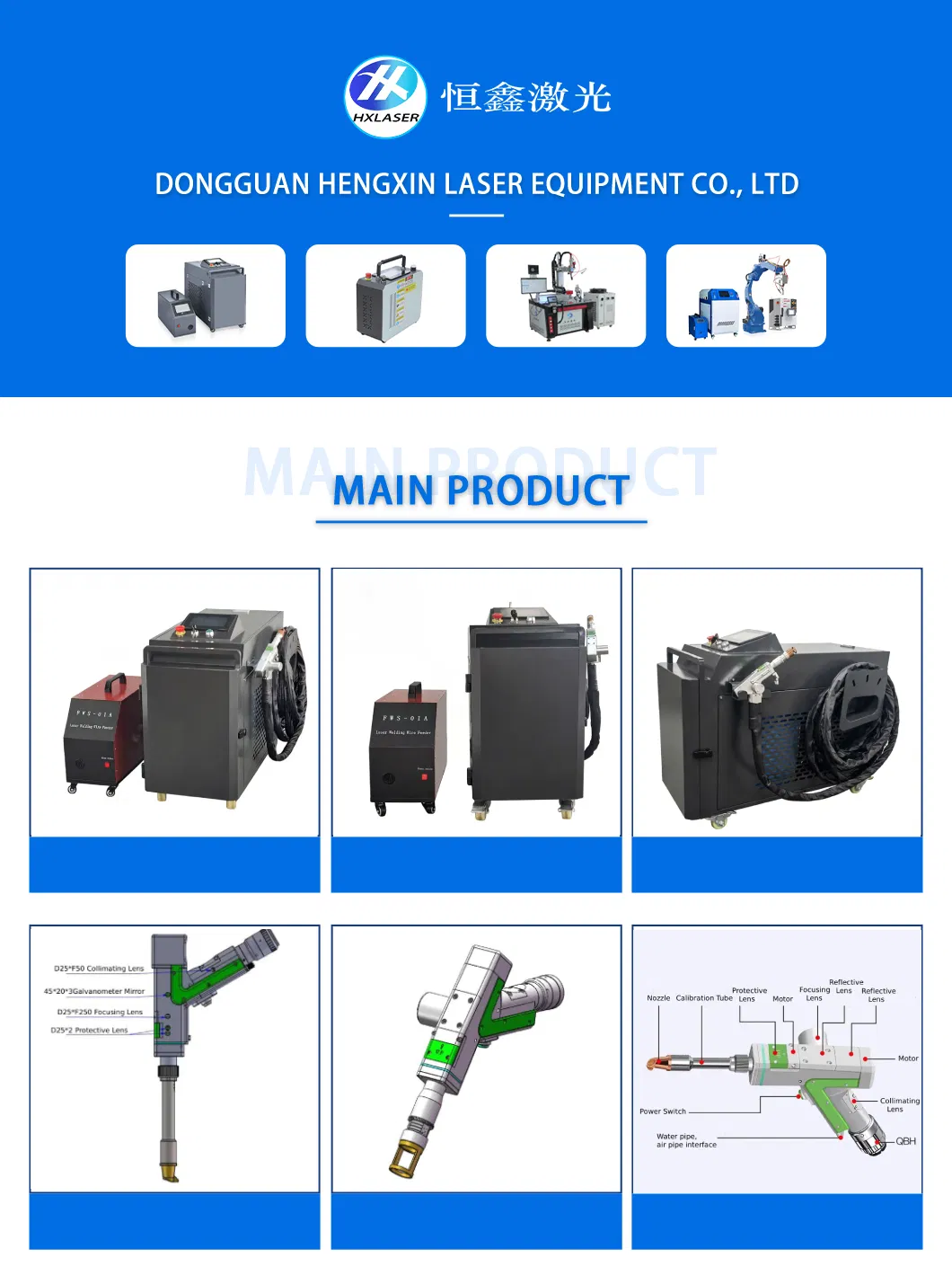 Fiber Laser Welding Cleaning Cutting Machine