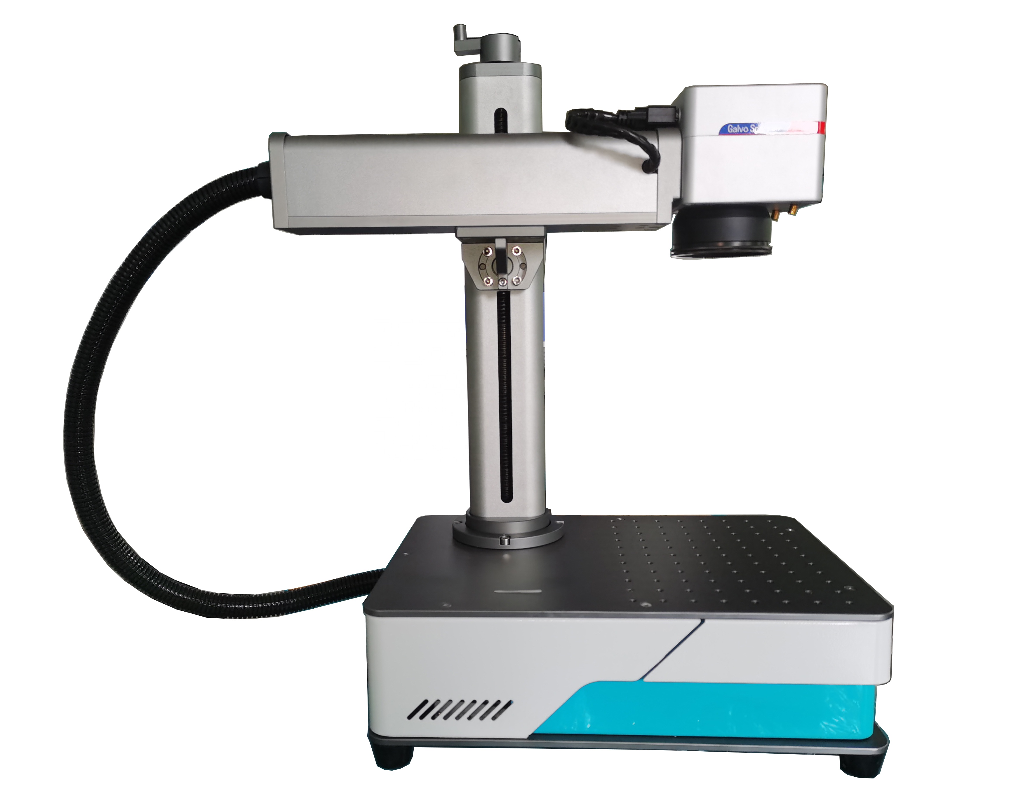 Portable Desktop Type Fiber Laser Marking Engraving Etching Printing Machine for Metal Plastic Easy to Carry 20W/30W/50W