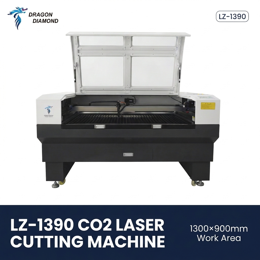 Factory Price 1390 CO2 Laser Machine 1300x900mm Work Area Laser Cutter Engraver for Plywood Plastic Rubber with Fast Delivery