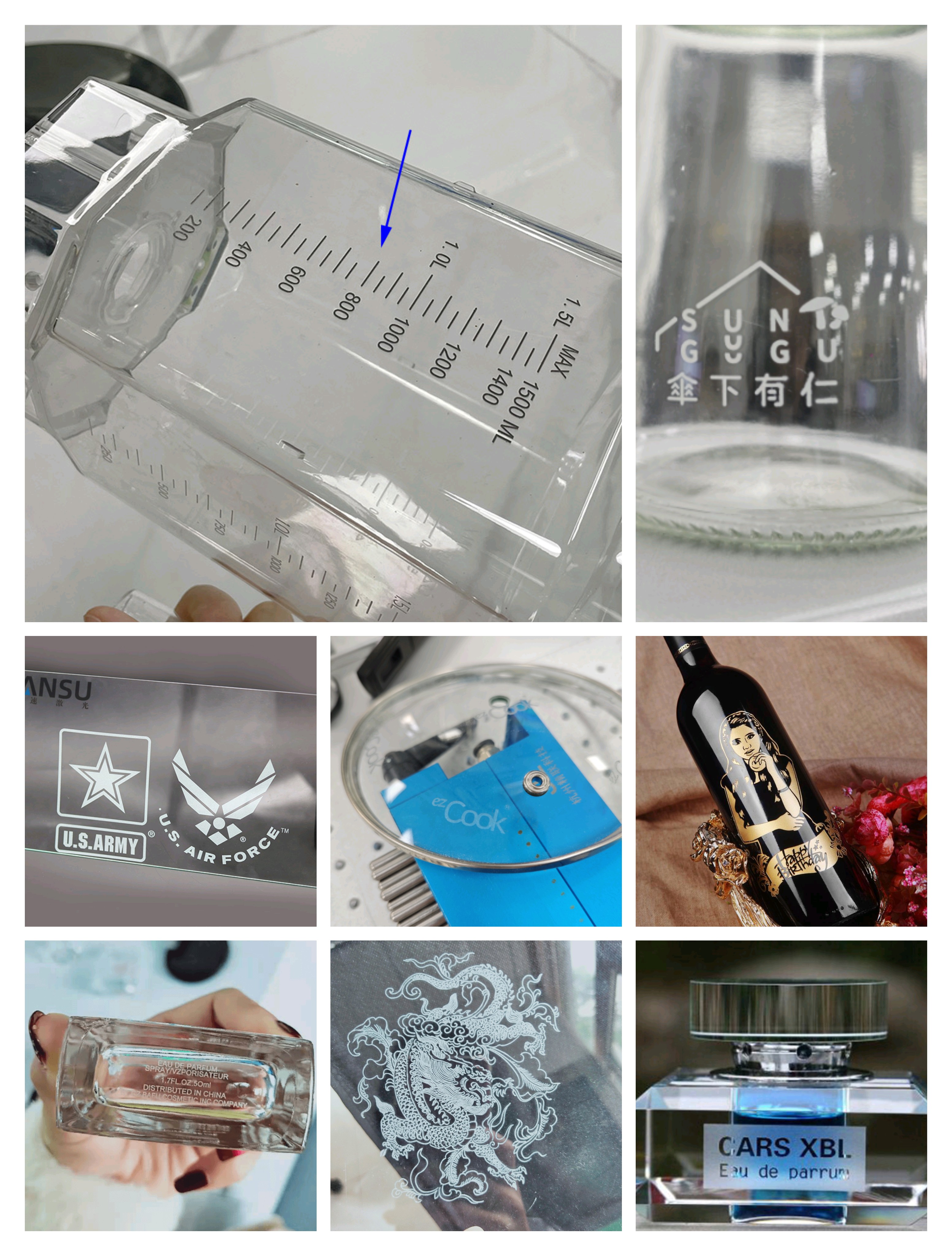 Laser Glass Crystal 3D Engraving Machine Desktop Purple Light Cold Light UV 5W Laser Marking Machine 220V 110V