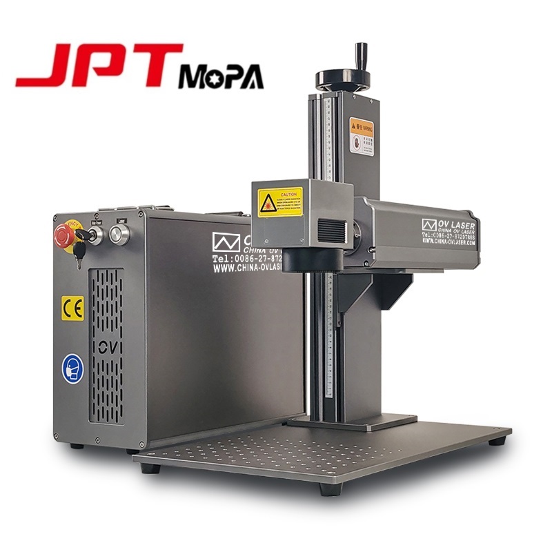 Gold Silver Jewelry 30w 50w 60w 100w Fiber Laser Engraver Mopa Laser Engraving Machine For Cutting Name Necklaces Record Rings