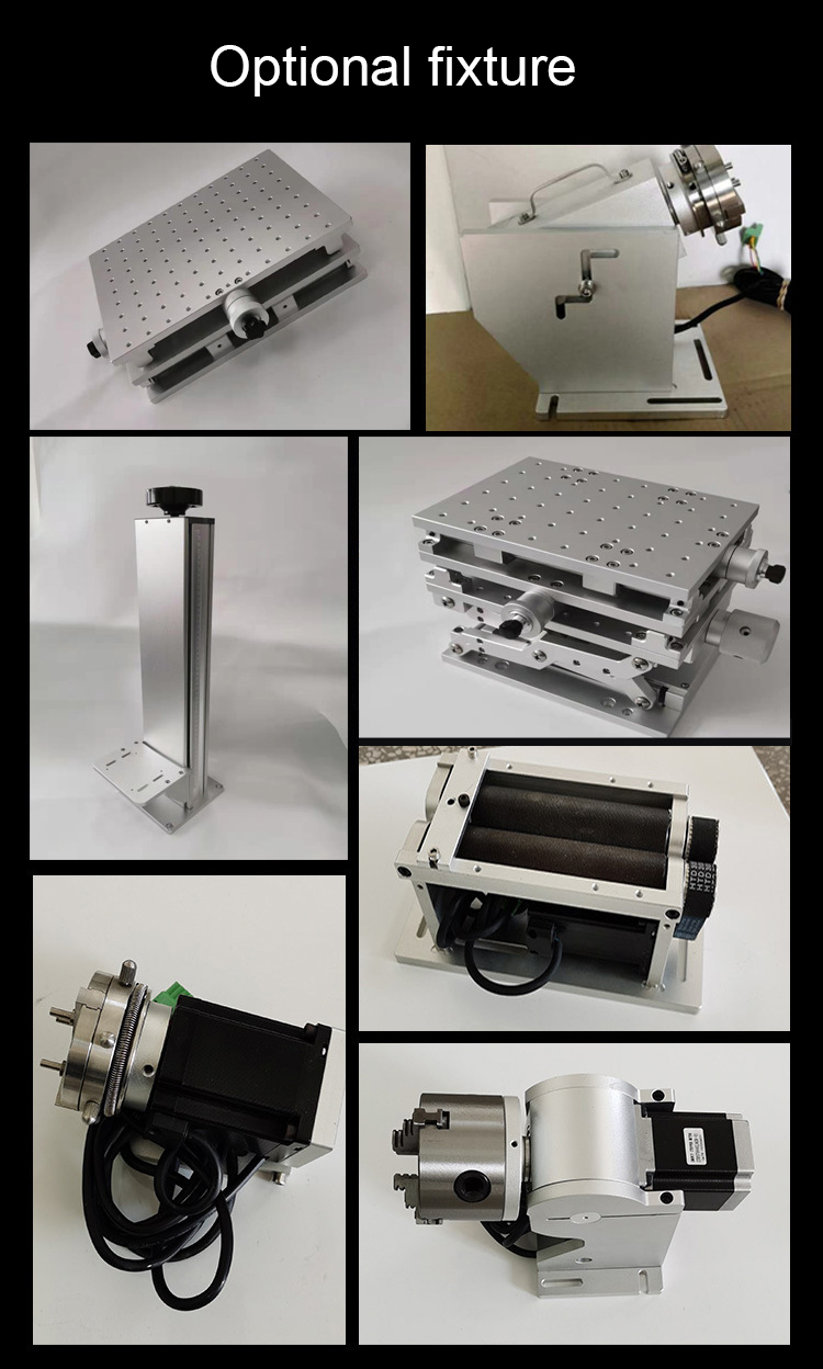 Fiber Laser Engraving Machine-High Power 100-watt Gantry Type Metal Deep Engraving Coding with Water Cooling and DST Support