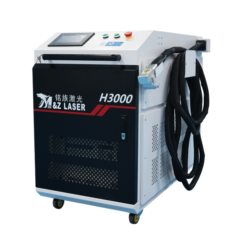 Industrial 1500W 2000W 3000W 6000W Laser Cleaning Machine Metal Cleaner with Small Portable Head for Rust Dusty Paint Oil Removing