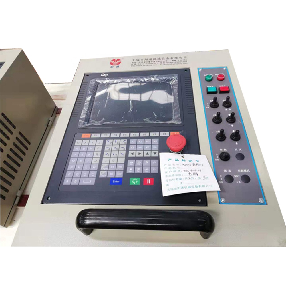 CNC Plasma Flame Cutting Machine Use StatAi CC-M3 2-Axis CNC Controller With 10.4" True Color LCD And USB File Transfer