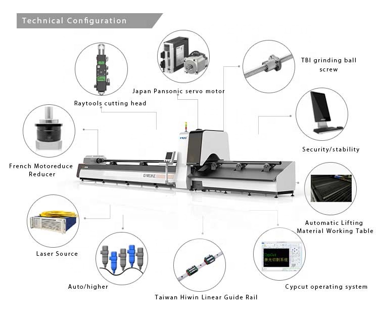 Taiwan HIWIN Guide Rail Cheap Chinese Laser Cnc Plasma Cutting Machine