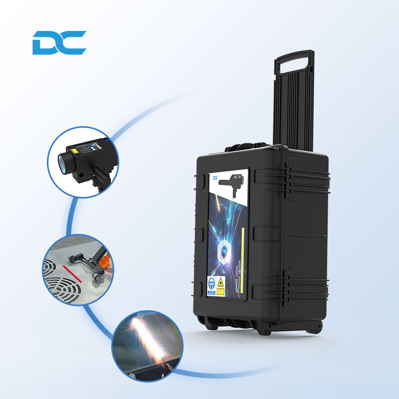 Dachuan Handheld 500W Portable Pulsed Fiber Laser Cleaner Wood Metal Stone Stainless Steel Aluminum Paper Laser Cleaning Machine