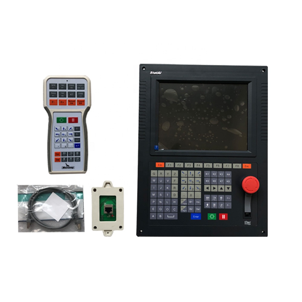 CNC Plasma Flame Cutting Machine Use StatAi CC-M3 2-Axis CNC Controller With 10.4" True Color LCD And USB File Transfer